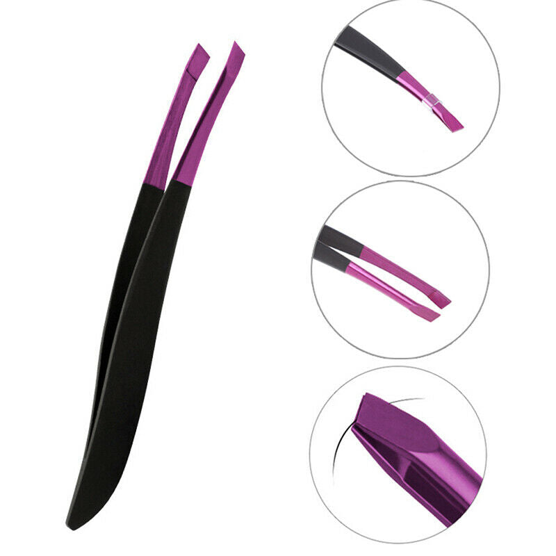 1Pc Stainless Steel Hair Removal Eyebrow Tweezers Clip Beauty Makeup Too.l8