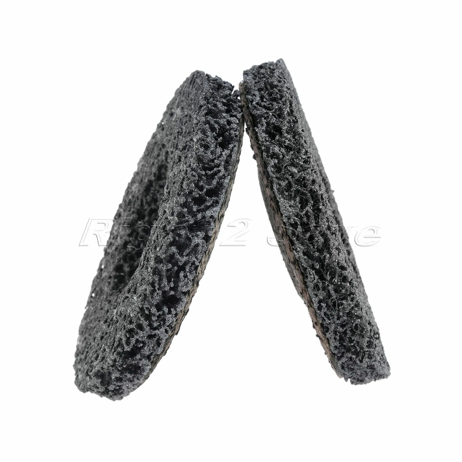 5X 115mm Abrasive Polishing Wheel Black Diamond Grinding Disc Removal Wood Metal
