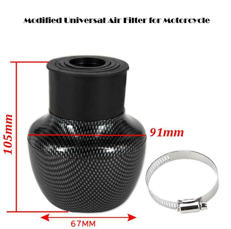 2x Motorcycle Air Cleaner Intake Filter Mushroom Pod For 28-48mm Motorcycle ATV