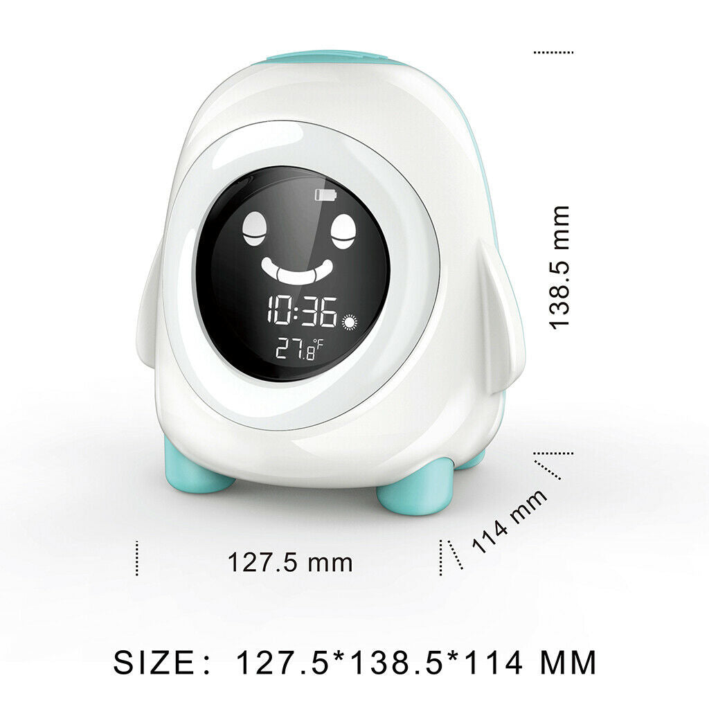 Digital Kids Alarm Clock Toddlers Sleep Trainer Nightlight Wake up Light
