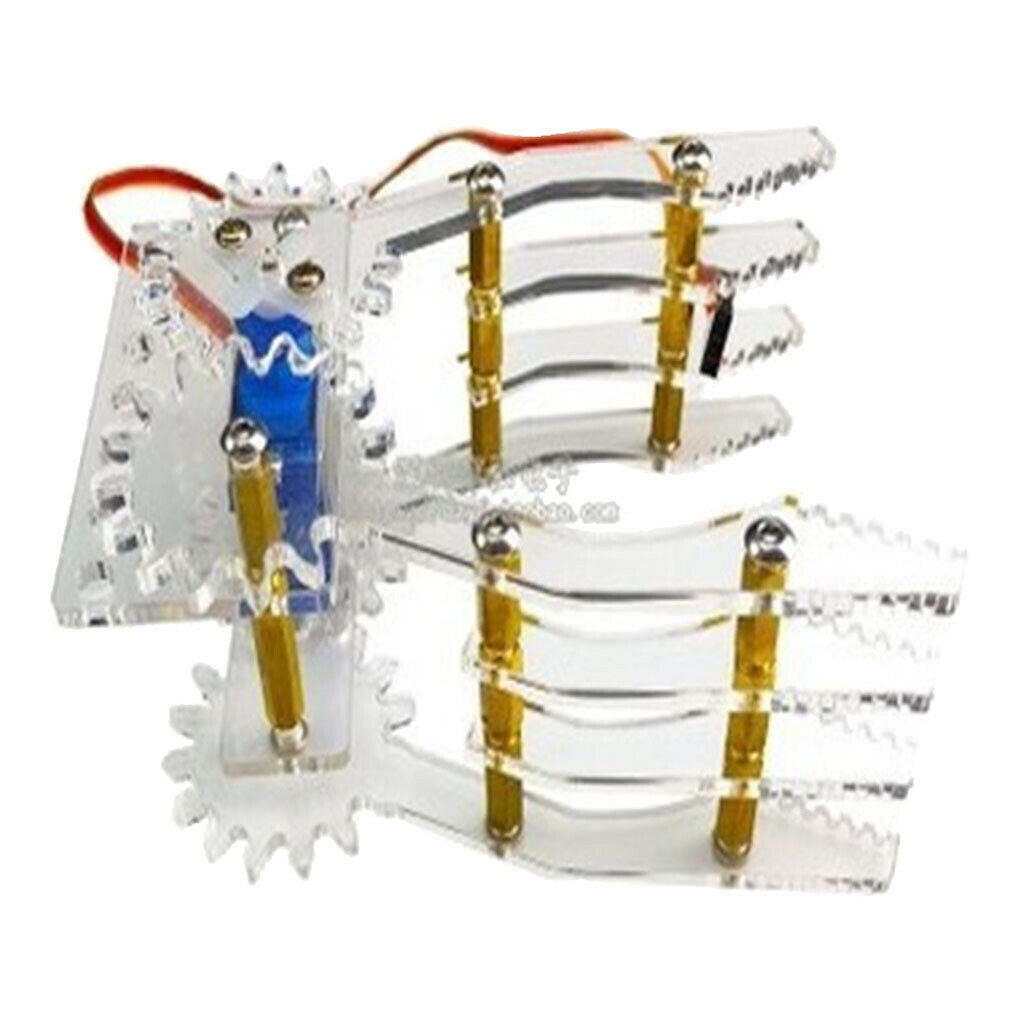 1 Pair Servo Mechanical Claw 9g Servo Grab Manipulator Splicing Symmetric