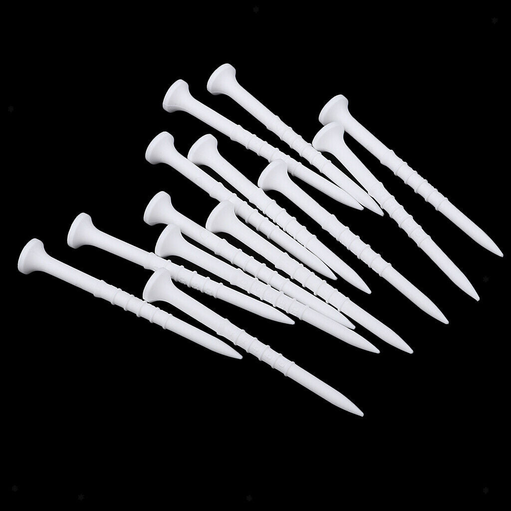 15 Pcs Golf Tees Plastic 8.5cm Golf Nail Limit Pin Outdoor Sports