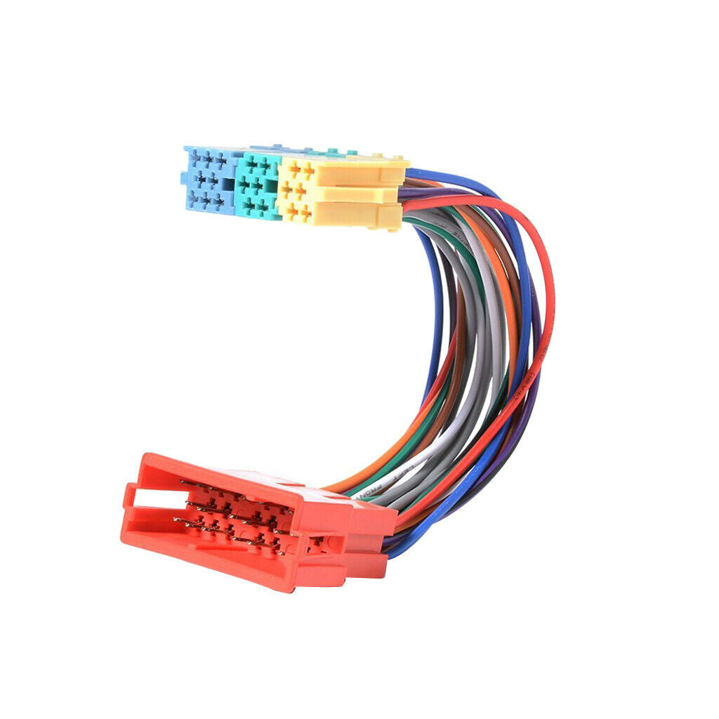 Audio 8Pin 20Pin Mini ISO Adapter Cable Connector MP3 Changer For VW Audi