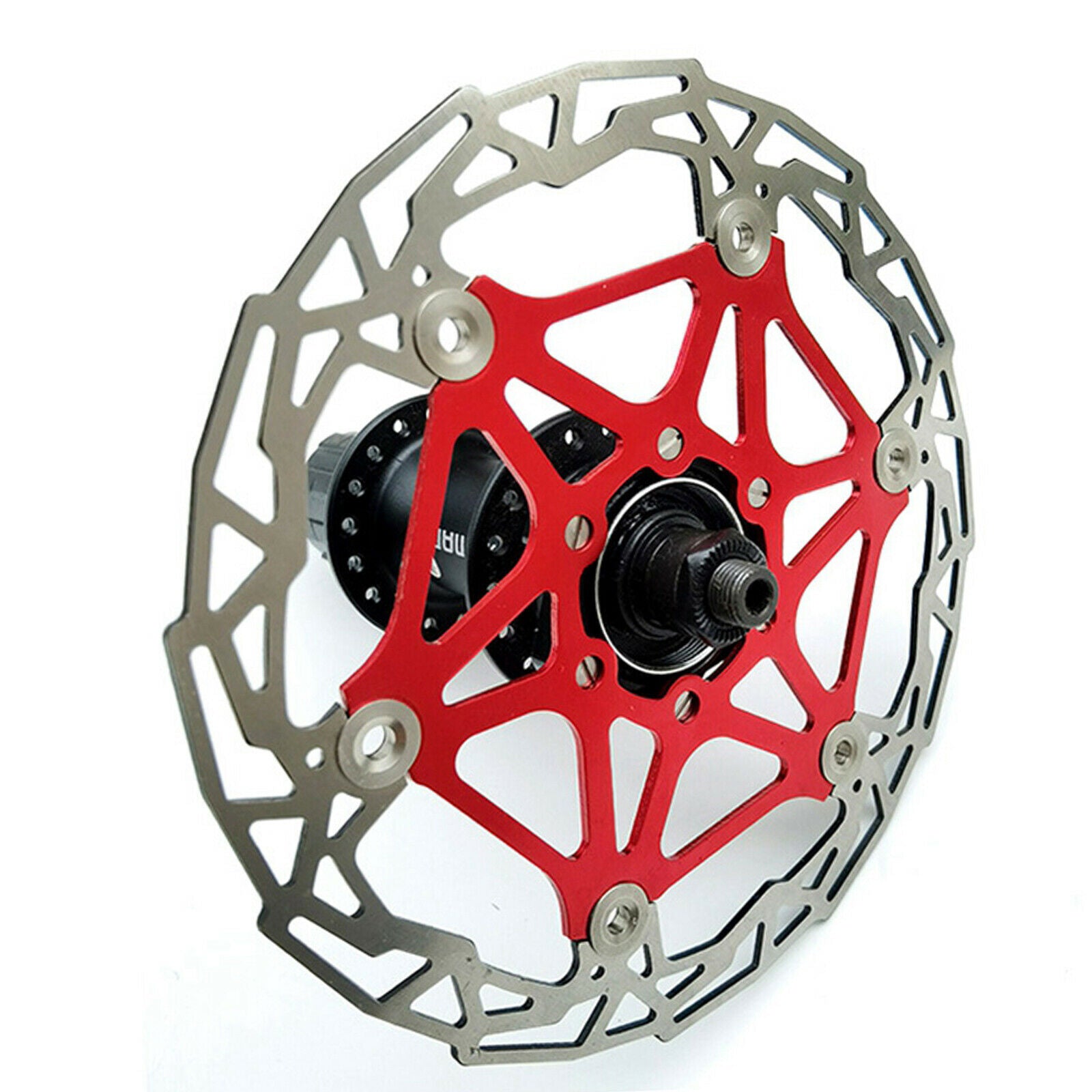 Bike Center Lock Adapter Ultralight to 6-Bolt Rotor 6 Bolts Flange Gasket