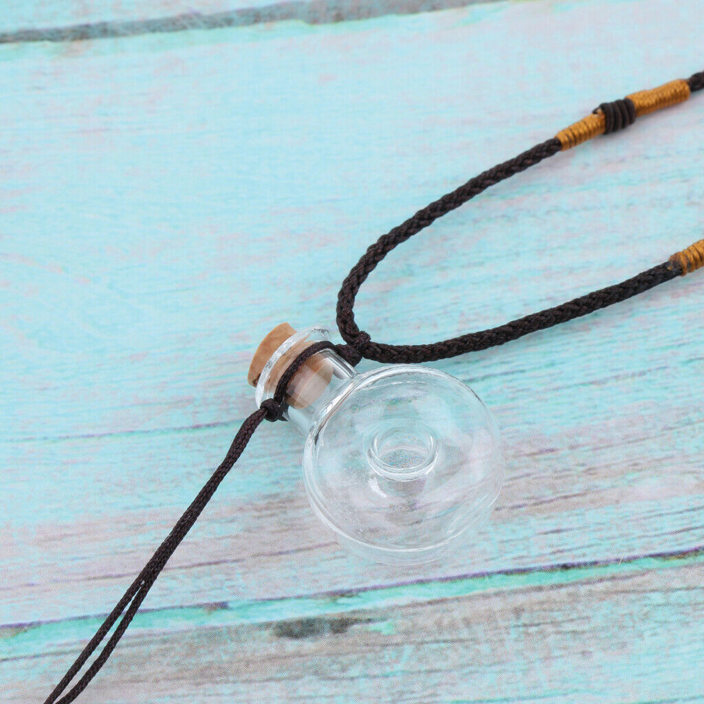 5X Mini Essential Oil Bottle Pendant Perfume Necklace XO Bottle