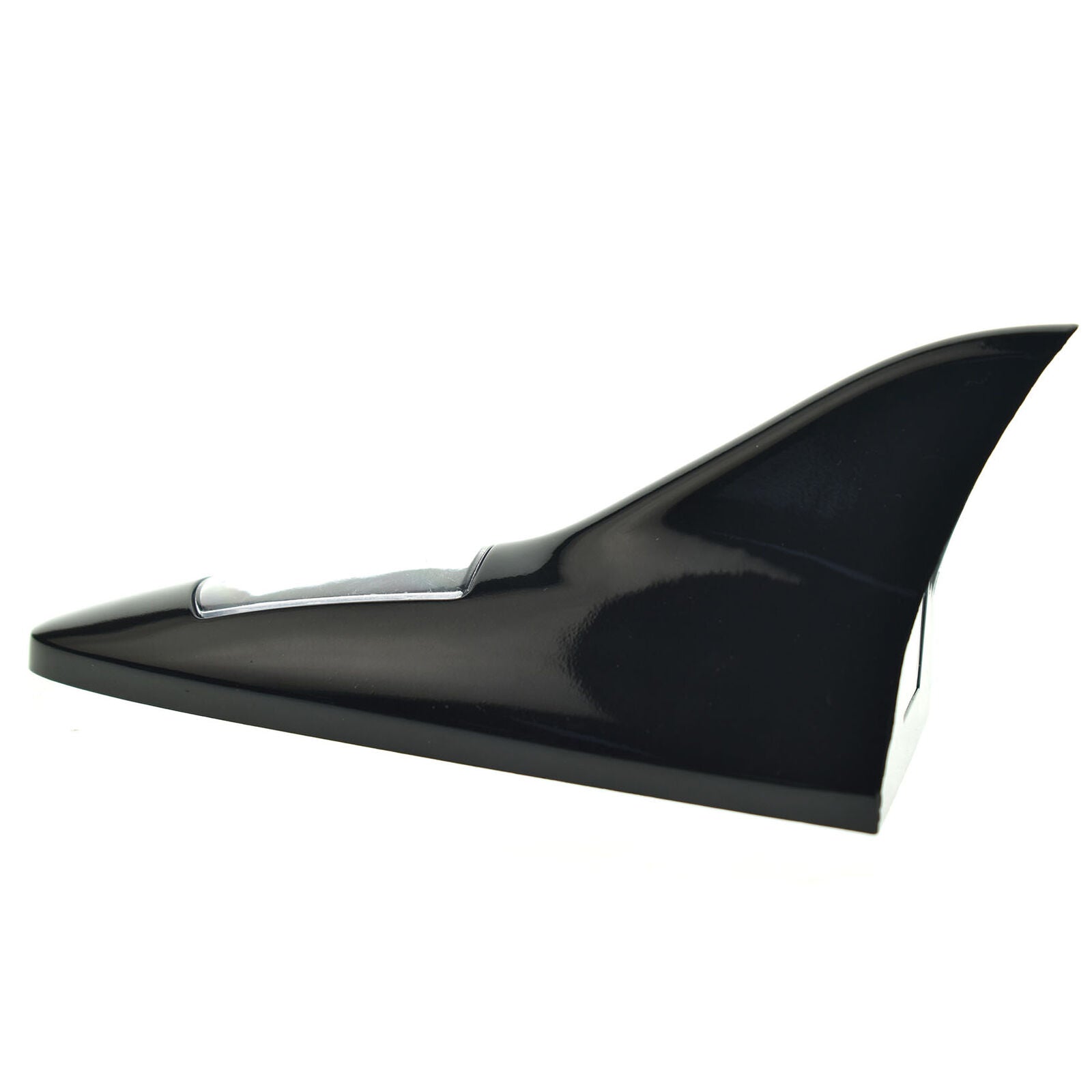 Black Universal Shark Fin Roof Antenna Aerial Radio Signal Decoration Car Trim