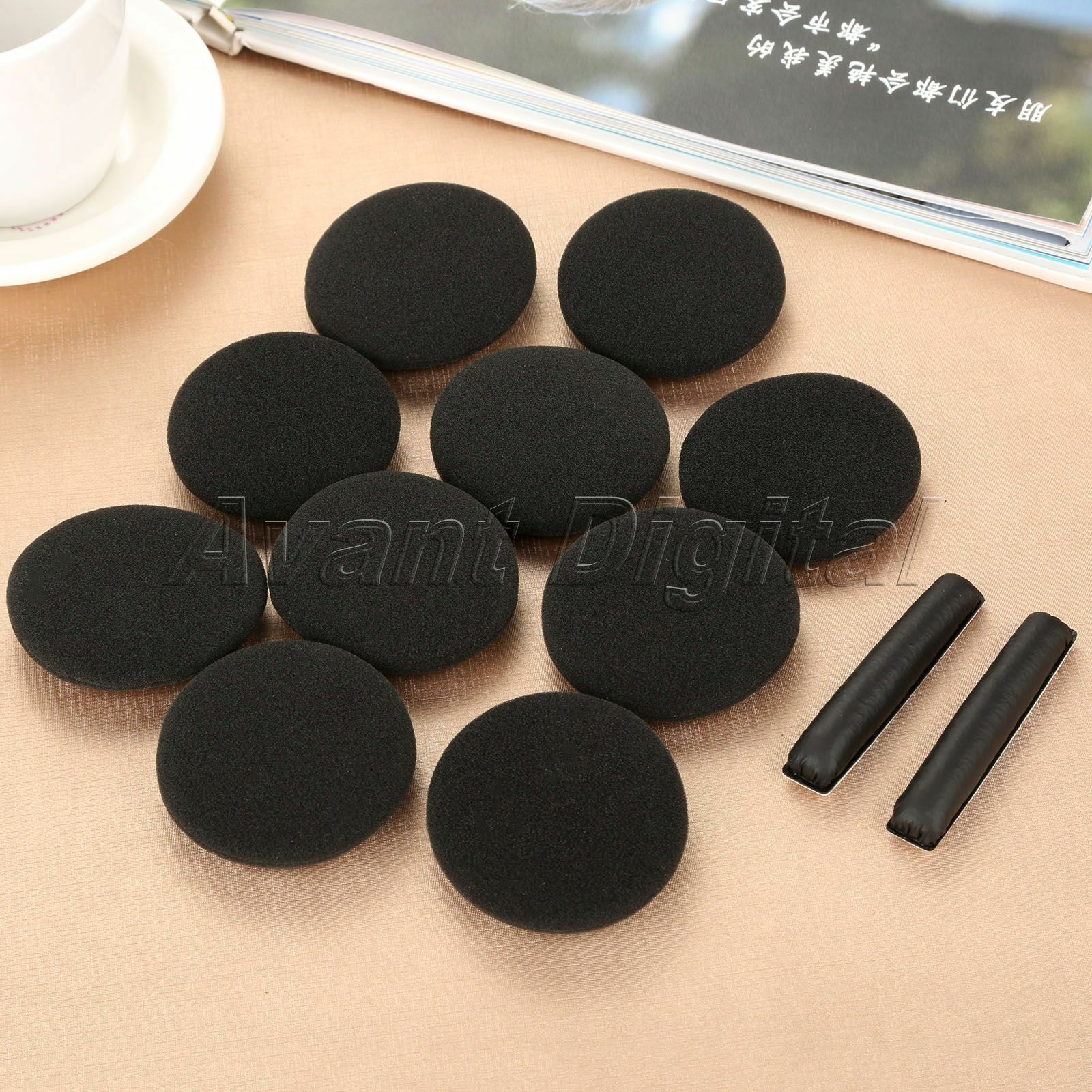 Soft Foam Earpads & Headband  For Headphone Sennheiser PX100 PMX100 PC30 PC131