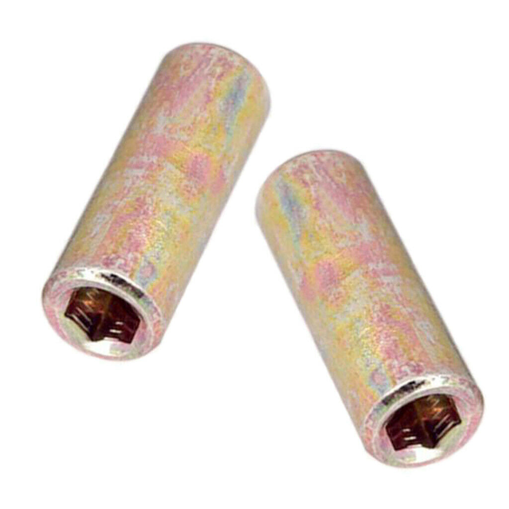 Lovoski 2 Pcs Guitar  Rod Buckle Electric Guitar Bass Replacement 9mm