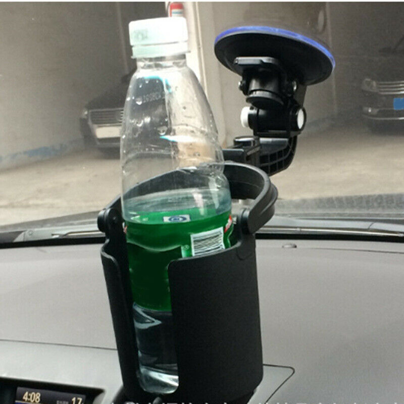1 Pcs Black ABS Plastic Car Glass Cup Holder Foldable Can Holder Bottle HolderHN