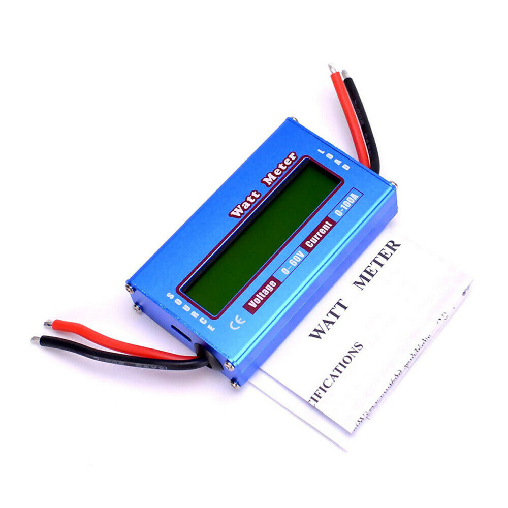 60 V 100A LCD Digital Battery Analyze Monitor Watt Meter DC Ammeter RC Power Amp