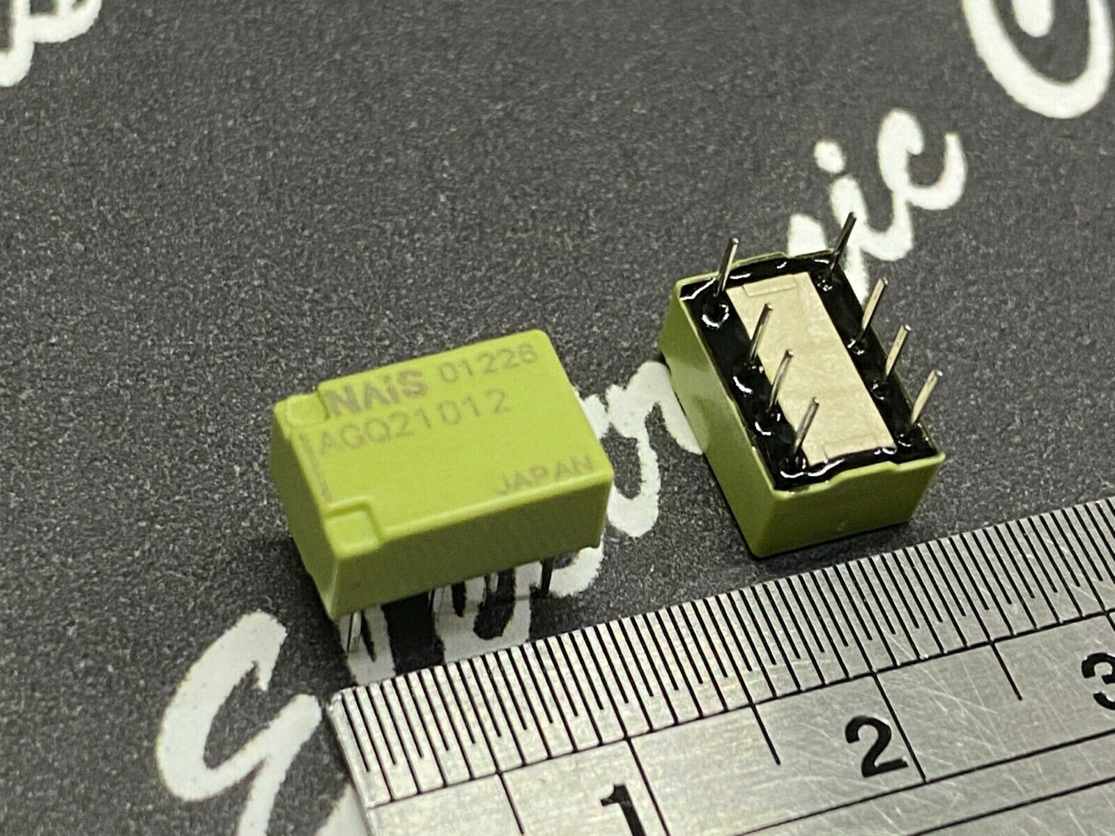 1pcs -  NAIS AGQ21012 Low Signal Relay - 12VDC 30VDC PC Brd Termina