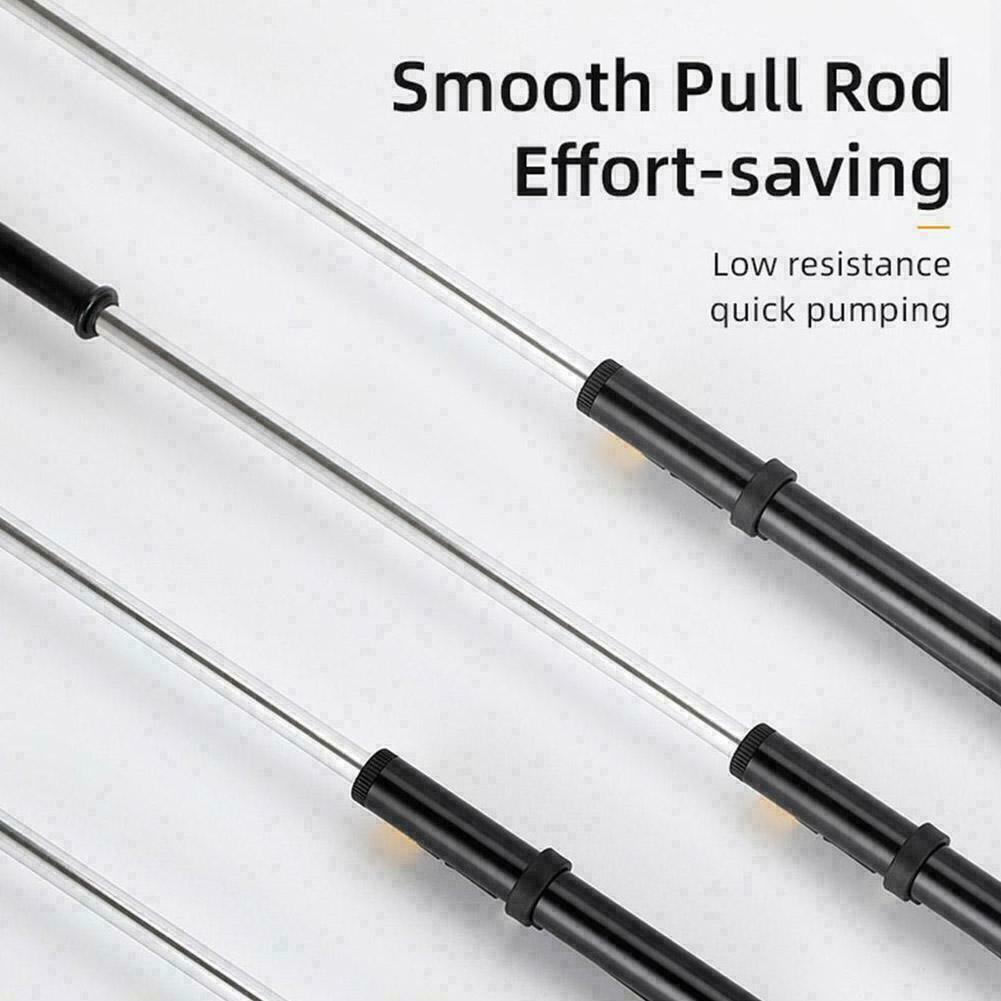 Bike Pump High Pressure Cycling Floor/Track Pump Pressure Gauge V1T7 120psi new