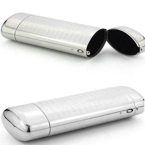 Metal Hard Glasses Case Flip Capsule Aluminium Spectacle Box Eyewear Cases