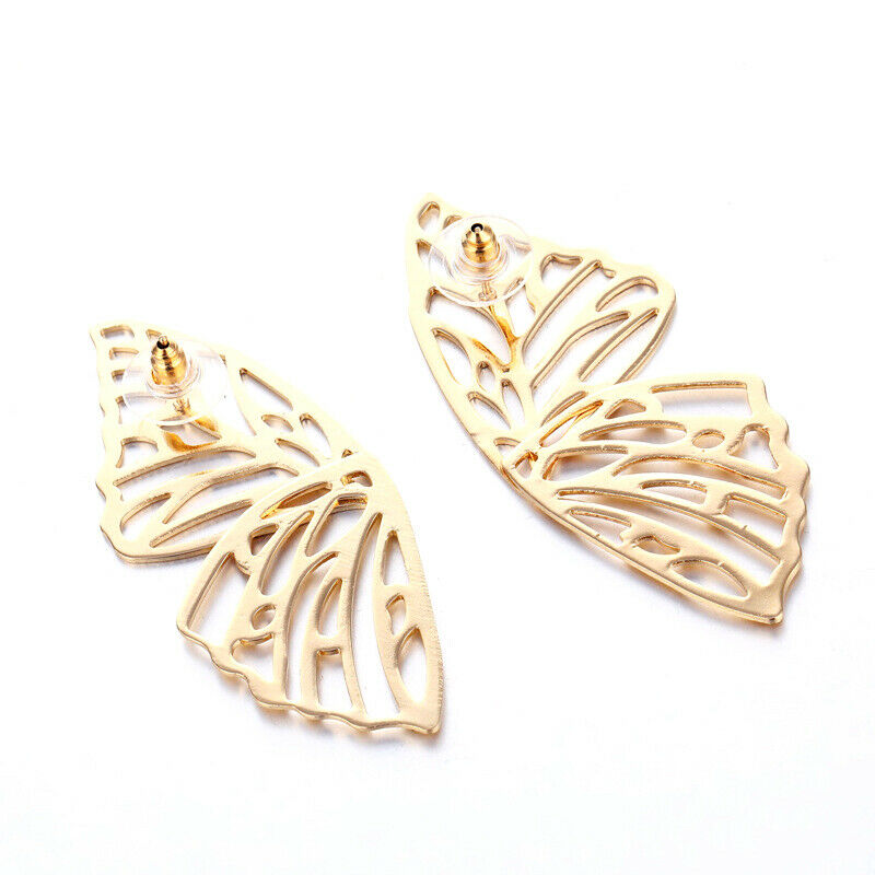 Women Hollow Butterfly Drop Dangle Earring Metal Geometric Earrings Jewel.l8