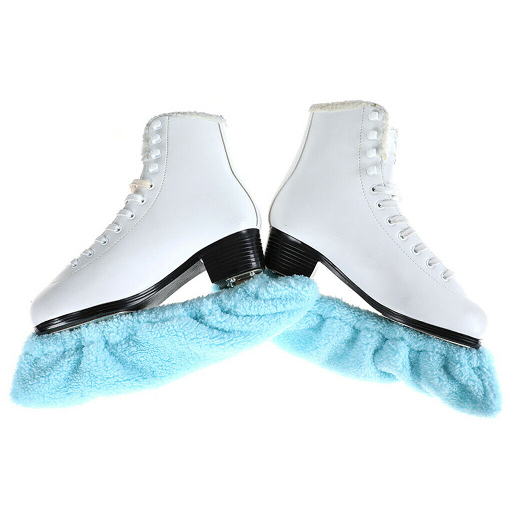 Terry Cloth Skates Blade Cover Protector Soaker Guard for Ice Hockey Skating