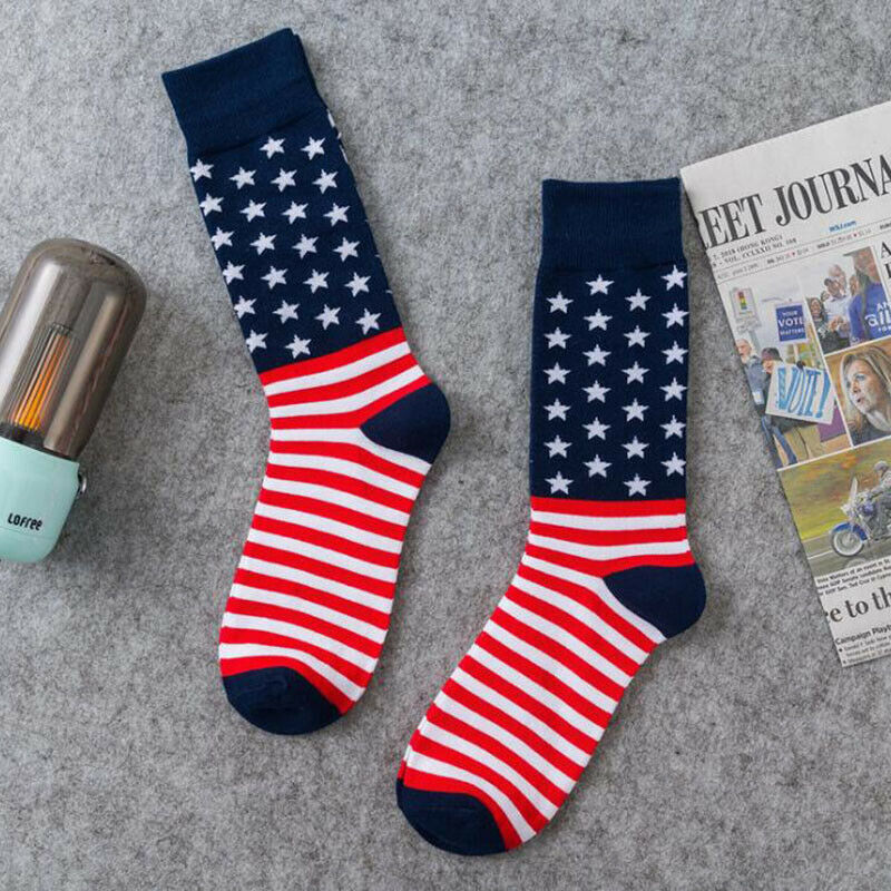 Patriotic American Flag Socks Unisex Fashion Casual Socks Fashion Wedding G.AUBD