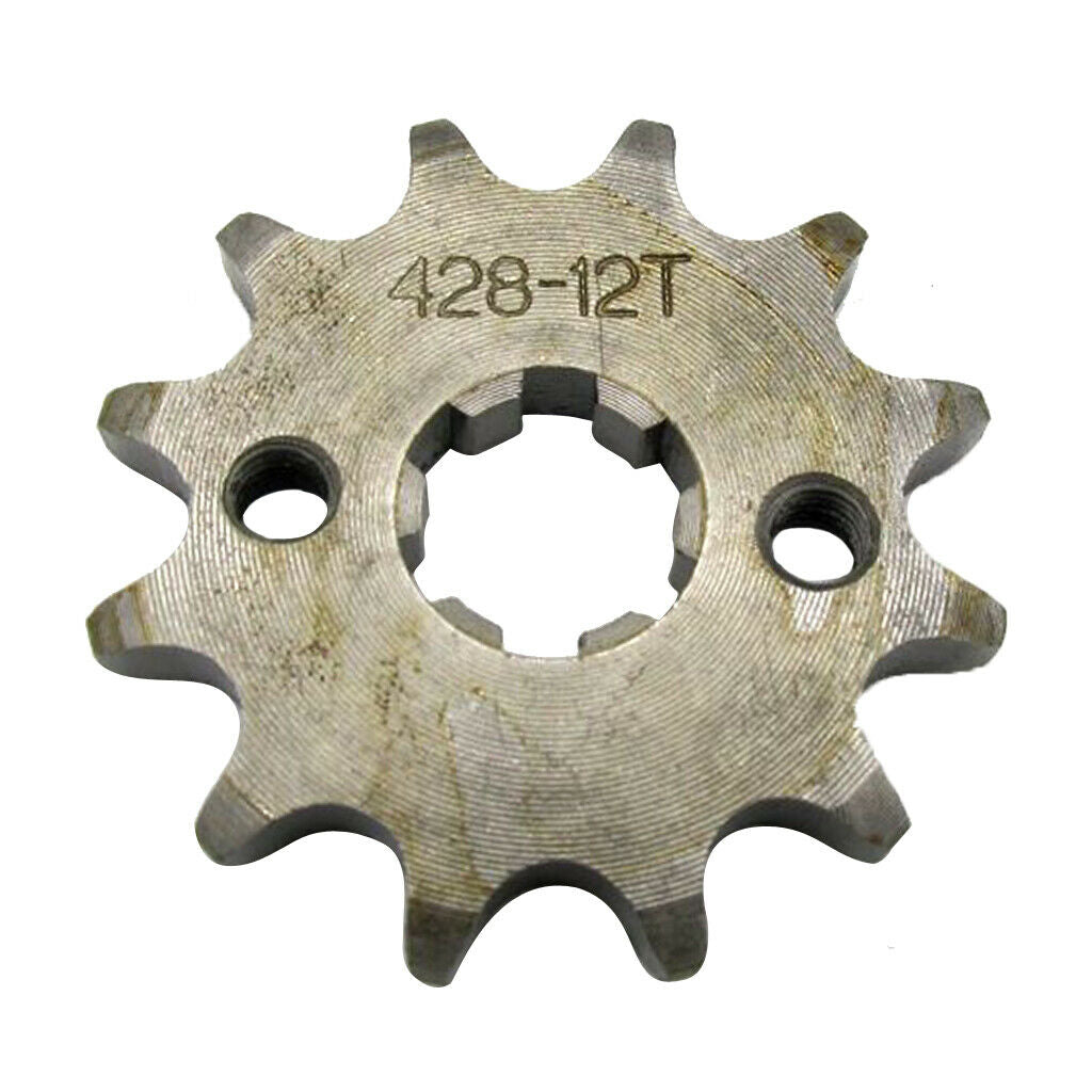 428 12T 17mm Drive Front Counter Sprocket ATV Quad  Dirt Bike