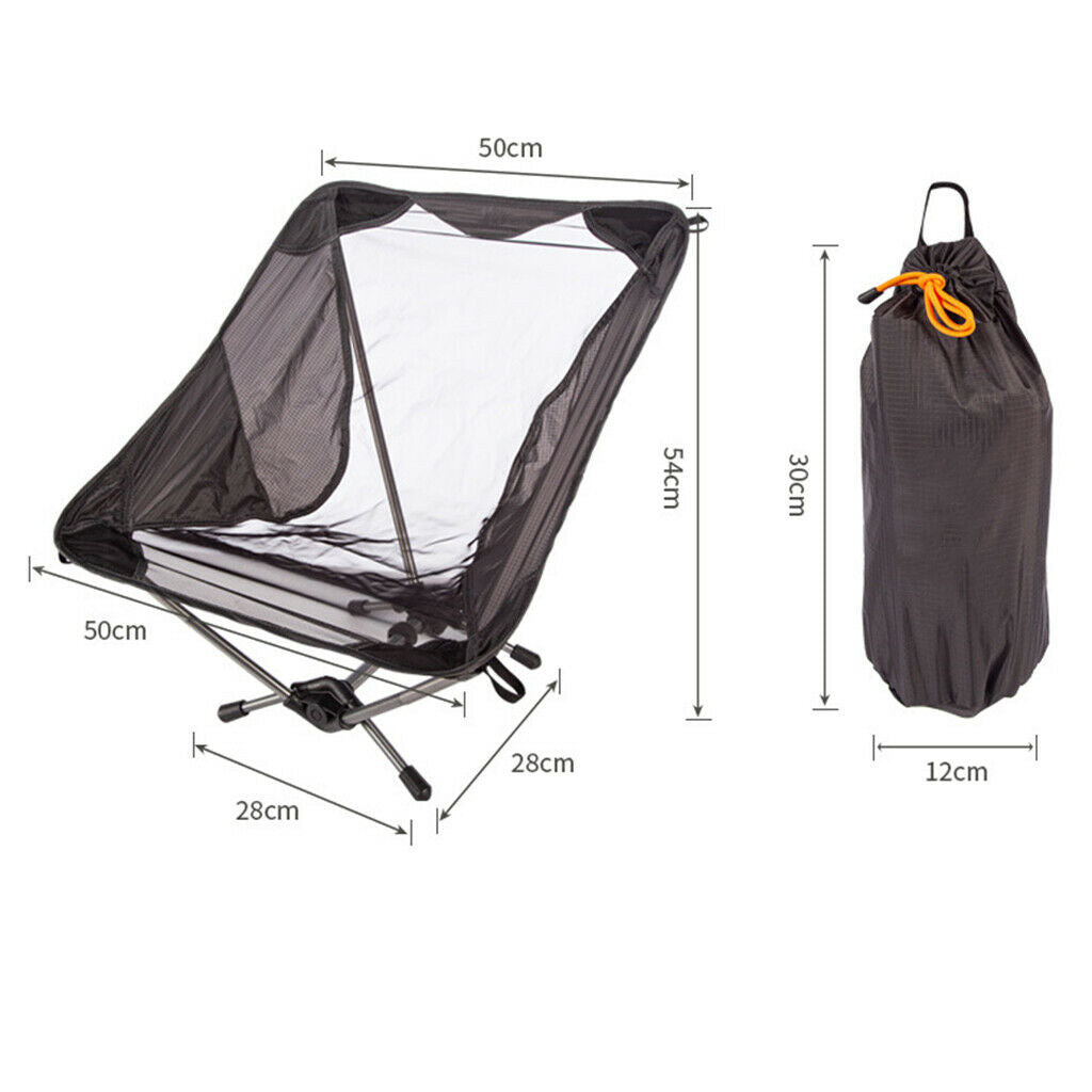 Camping Folding Chair Compact Garden Foldable Beach Chairs with Carry Bag