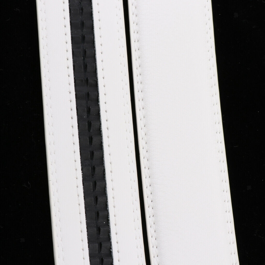 2Pcs Interchangeable Belt Leather Belt Leather Belt for Automatic Belt Buckle,