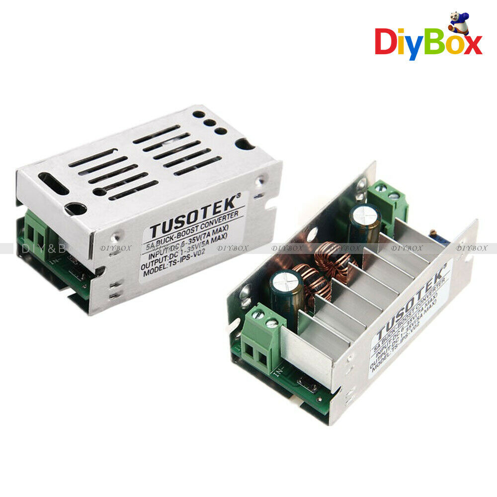 5A 6-35V 1-35V Auto Step Up Down Converter Regulator Voltage With Aluminum Case