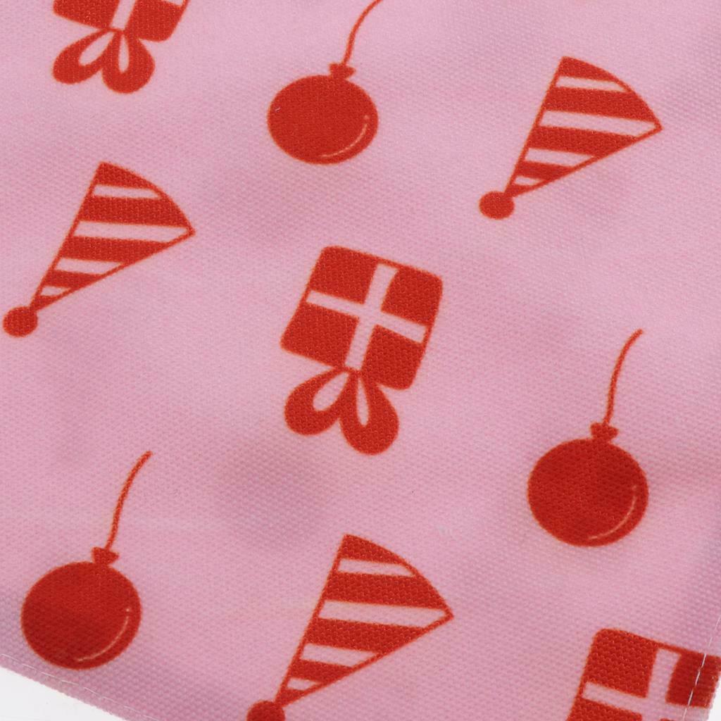 Dog Scarf Cat Washable Saliva Towel For Small Medium Dog Cat Kitten Pink-L
