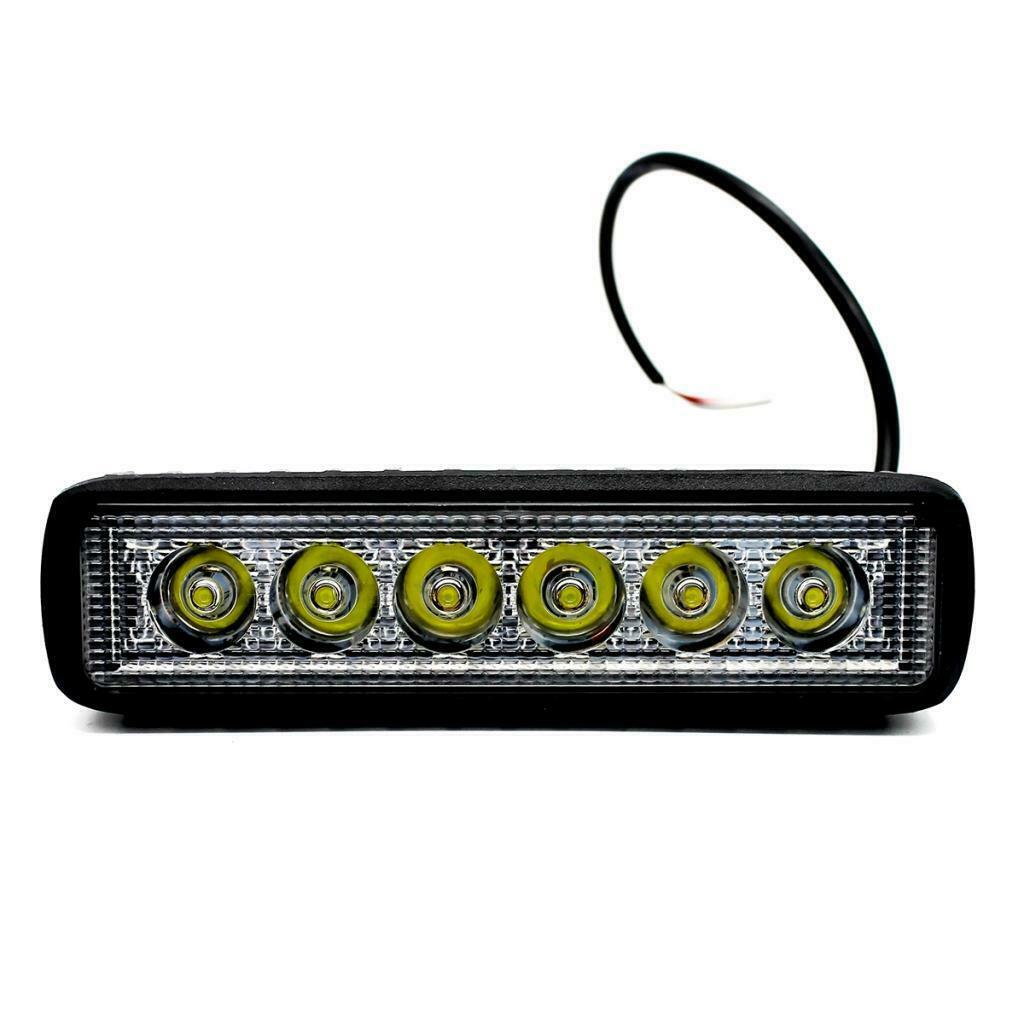 6" 18 Watt Spot LED Light Work Bar Driving Fog Lights for SUV Car