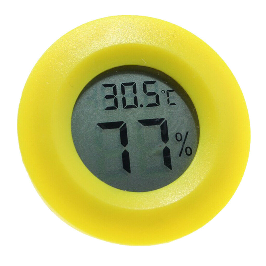 2 Pieces Reptile Thermometer Moisture Hygrometer