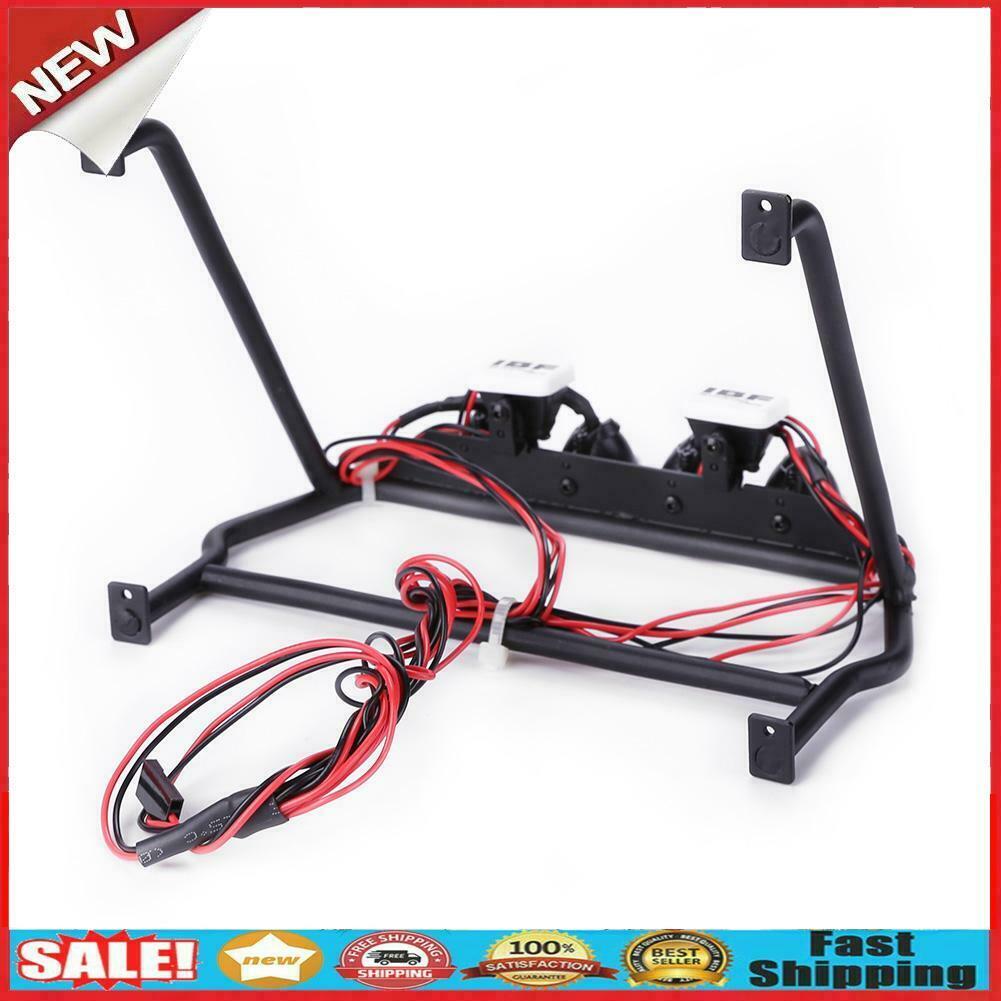 Metal Roll Cages Bucket 6 LED Lights Set for RC4WD 1/10 TF2 Car Accessories @