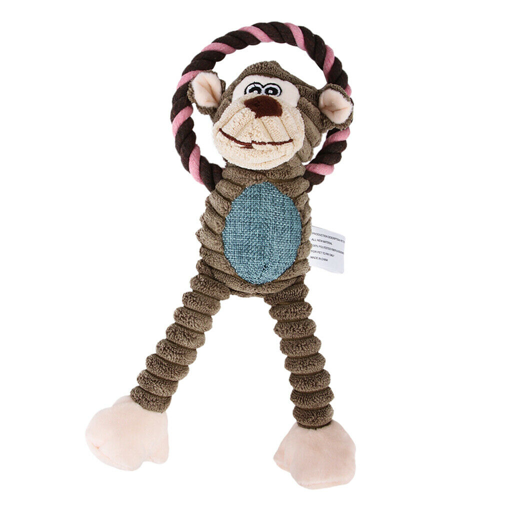 Chewing Toys Dogs Squeaky Toys For Small Medium Large Dog Playing Monkey
