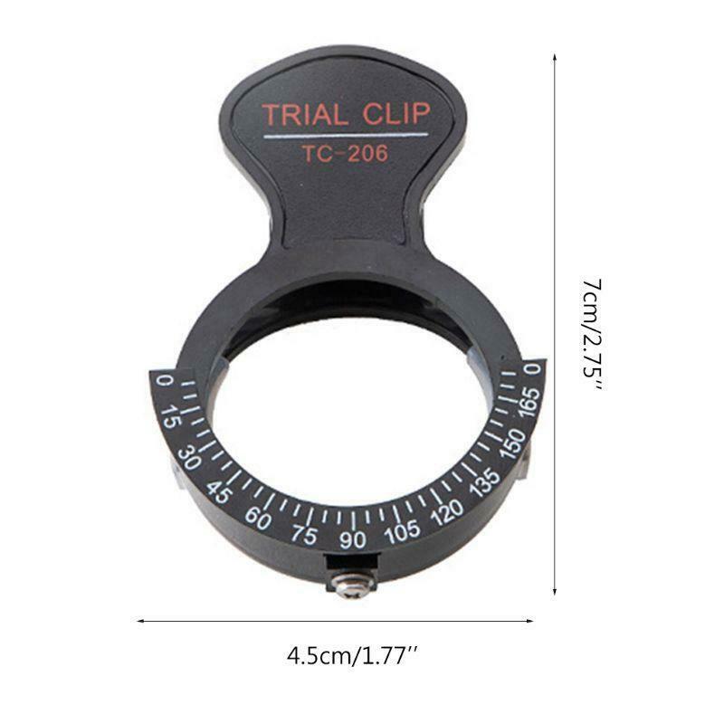 2PCS Trial Frame Clip Lens Frames Optometry Single Eye Optical Test Frame Stand