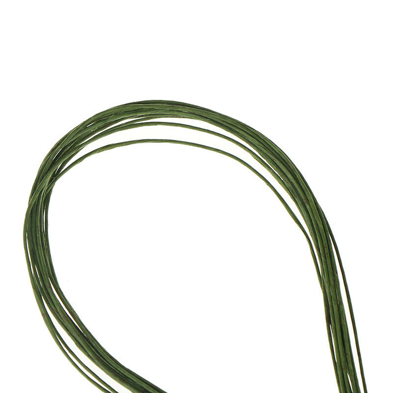 12Pcs Green Floral Tape Iron Wire Artificial Flower Stub Stem DIY Decor 6.l8