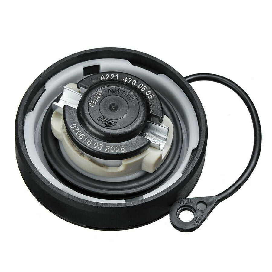 Black Fuel Tank Gas Filler Cap For Mercedes-Benz Replace Part Number:2214700605