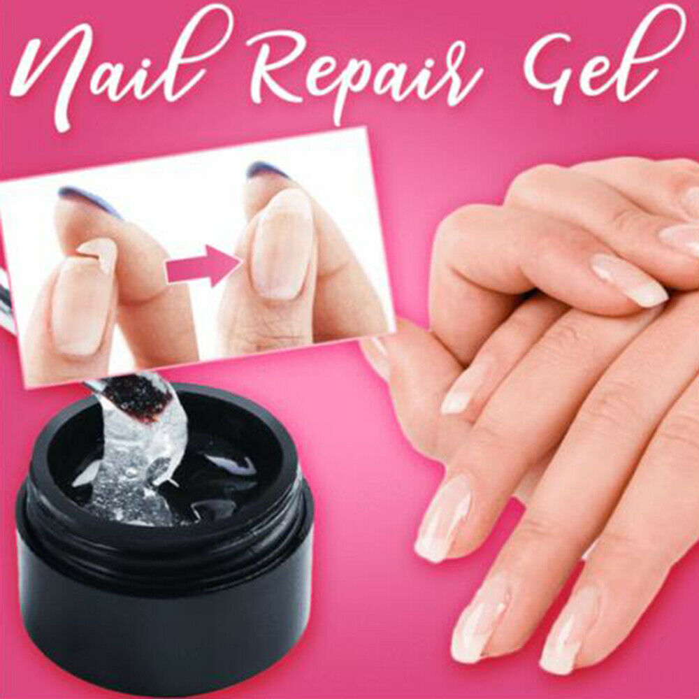 HOT Cracked Nail Repair Gel Nail Tips Manicure Long Lasting Strengthen Nails NEW