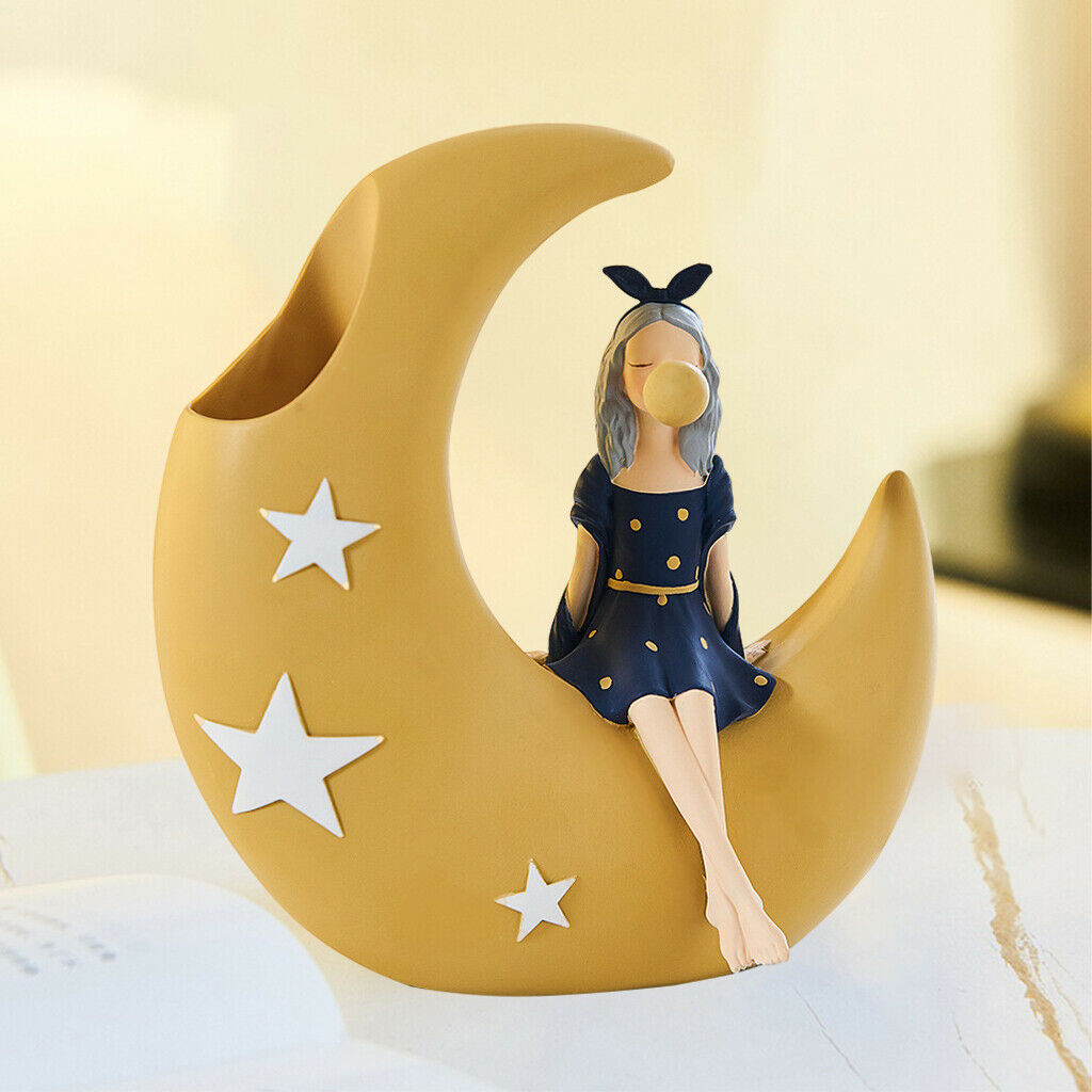 Multifunctional Pen Holder Stand Pencil Cup Pot Dry Flower Holder for Desk