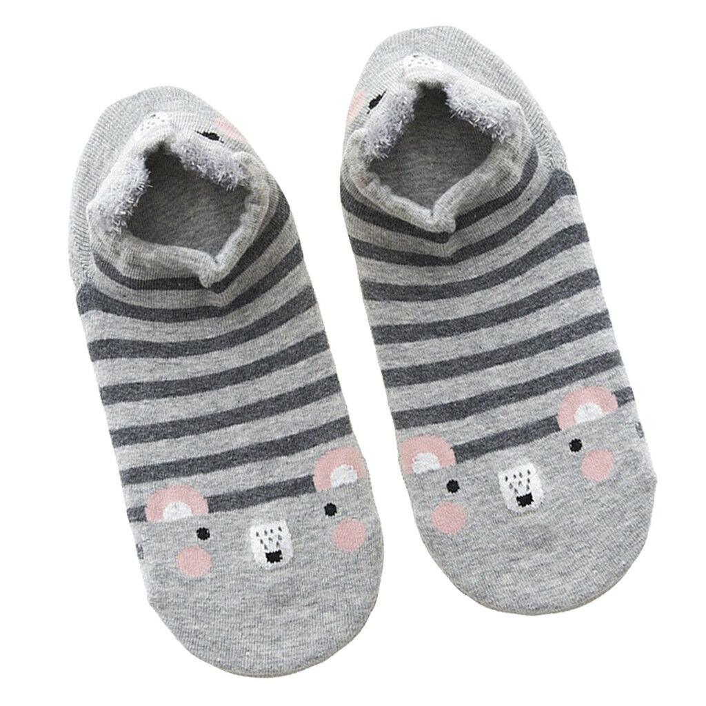 1Pair Girls Cotton Nonslip Boat Socks Summer Spring Low Ankle A,Boat Socks