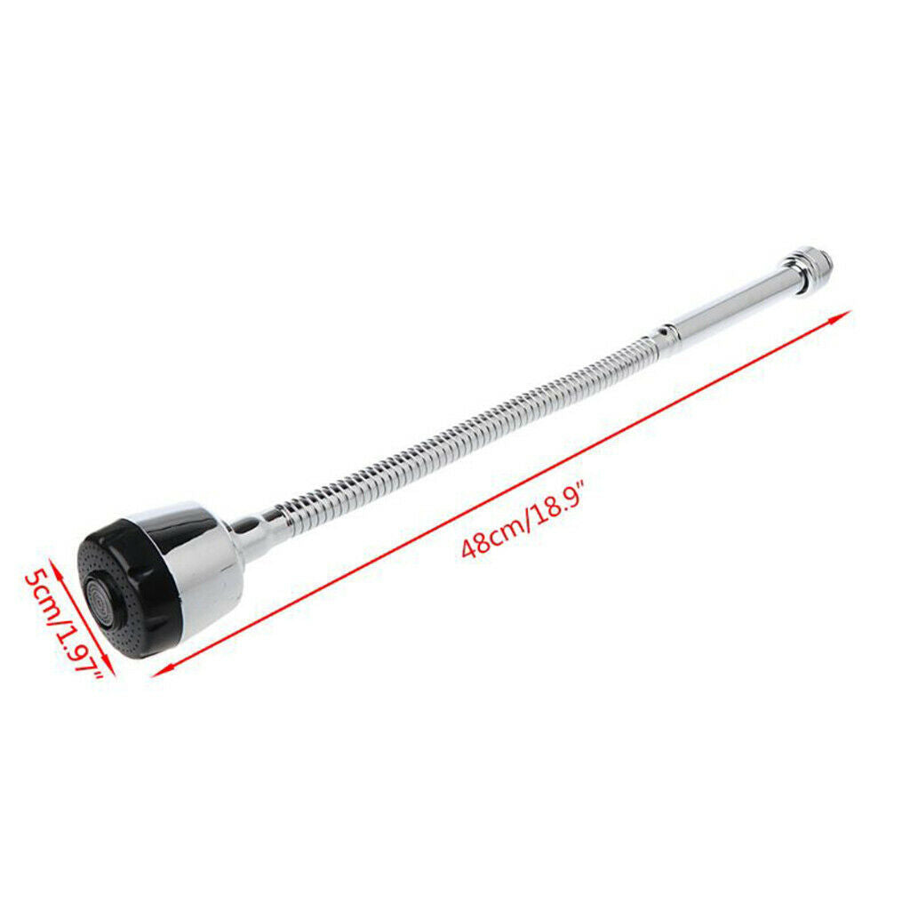 304 Stainless Steel Kitchen Water Faucet Nozzle Sprayer Aerator Pipe Fitting