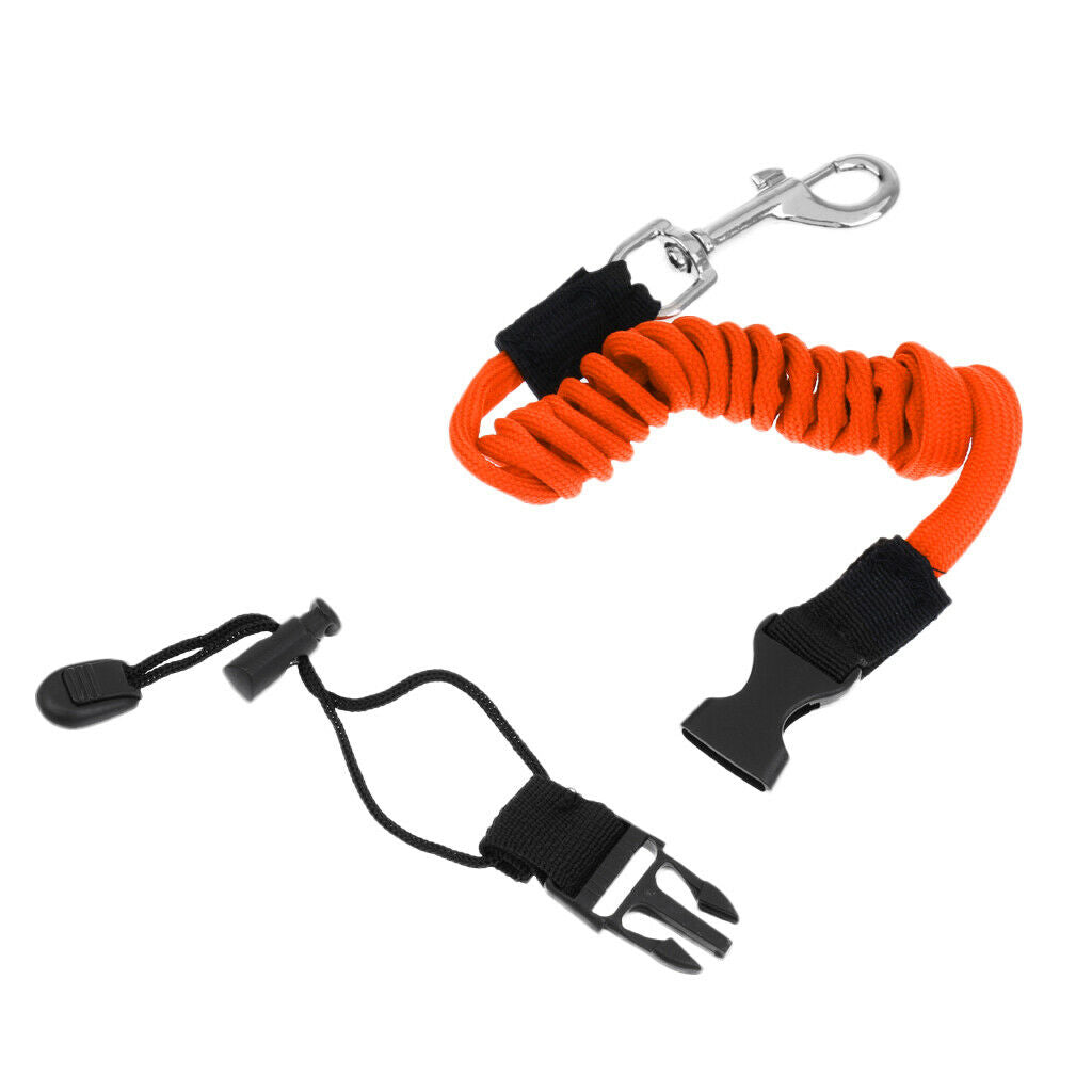 Kayak Paddle Keep Rope Surfboard Canoe Strong Oar Lanyard Rope 140cm Orange