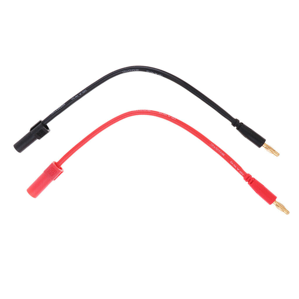 Pair XT150 / XT-150 Male&Female Plug to 4.0mm Banana Male Connector Cable 6"