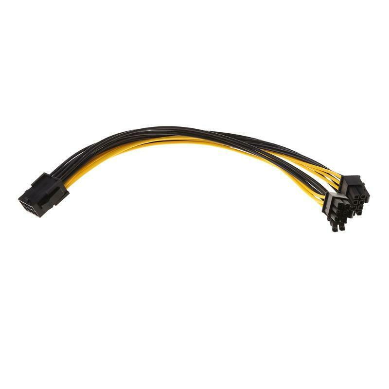 PCI-E 8Pin Female To Dual 8Pin(6+2) Male Graphics Video Card Power Supply Cable