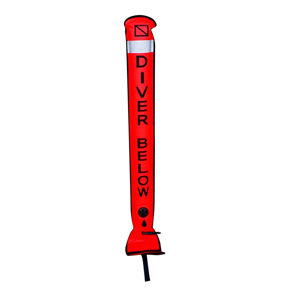 High Visibility Scuba Diving SMB Signal Surface Marker Buoy All Sealed Sausage