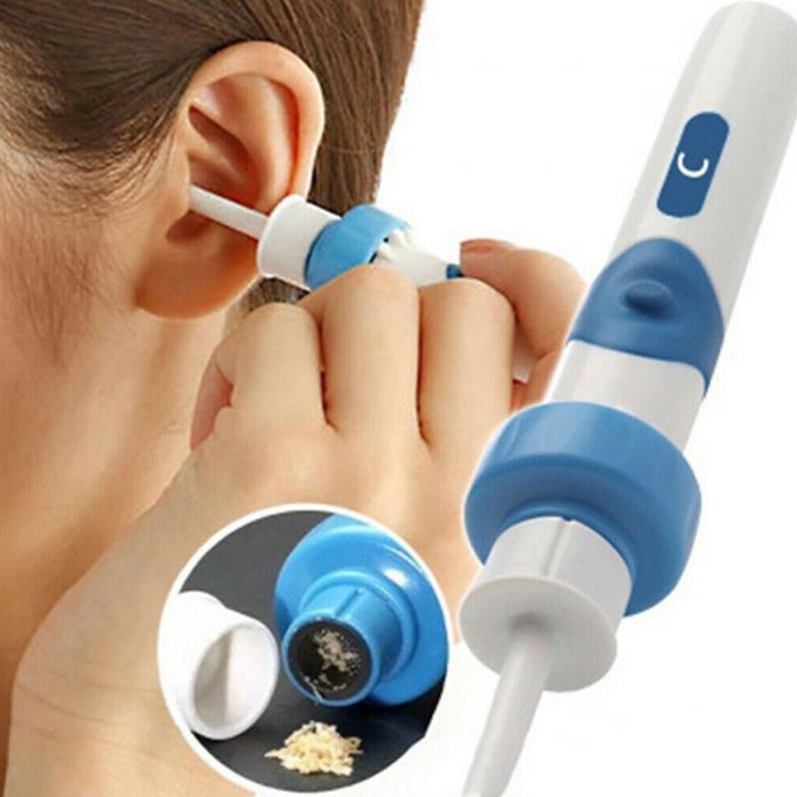 Electric Ear Cordless Vacuum Cleaner Ear Wax Remover Removal Cleaning Safety