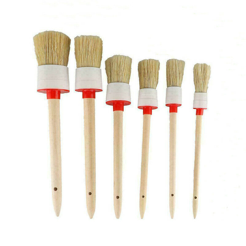 13PCS Car Detailing Brush Kit Boar Hair SUV Interior Washing For Wheel Cleanning