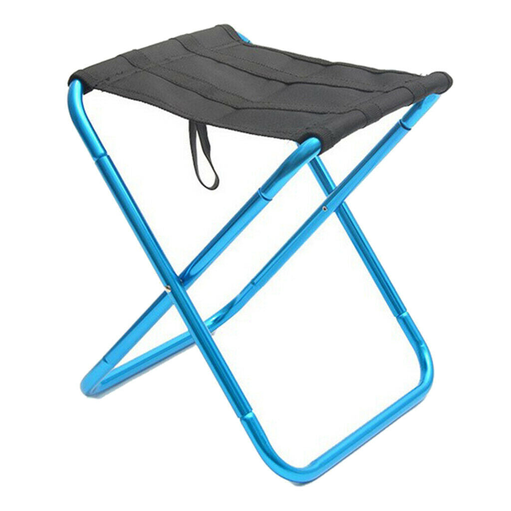 2x Camping Chair Folding Lightweight Camp Stool Mini Fishing Seat Outdoor Hiking