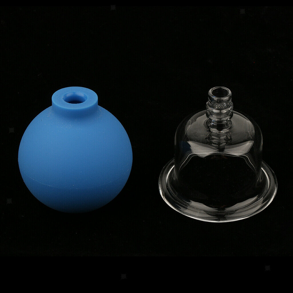 4 Pieces Safe Vacuum Cupping Cups Eye Back Chest Message Cellulite Remover