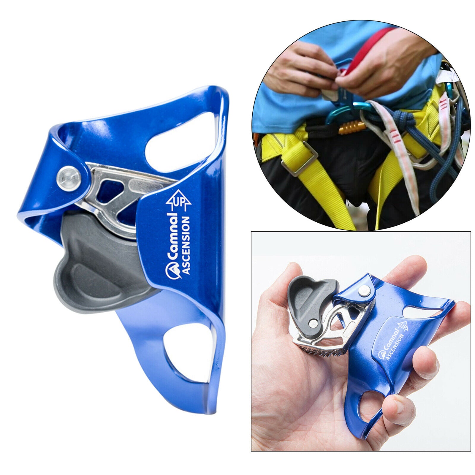 Climbing Chest Ascender Rigging Clamp Gear Equipment Sport Caving Survival
