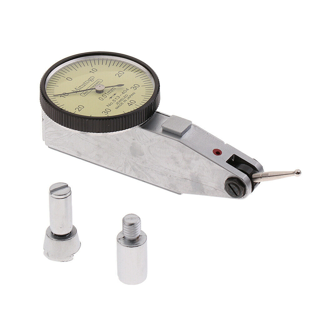 Metal Lever Dial Indicator Gauge Accuracy Range Measuring Instruments 0-0.8mm
