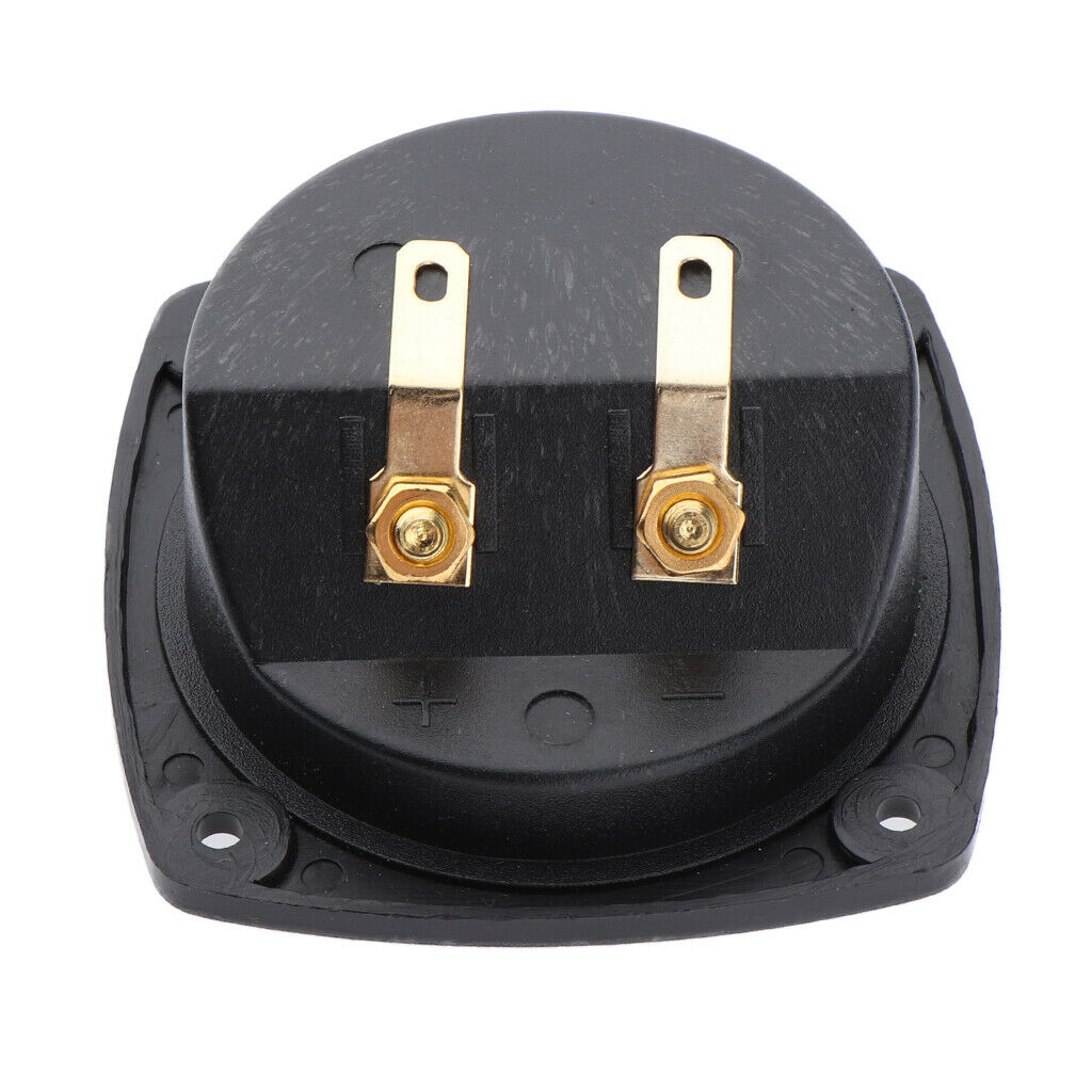 DIY Home Car Stereo Screw Terminal Cup Connectors Subwoofer Plugs 2-Way #2