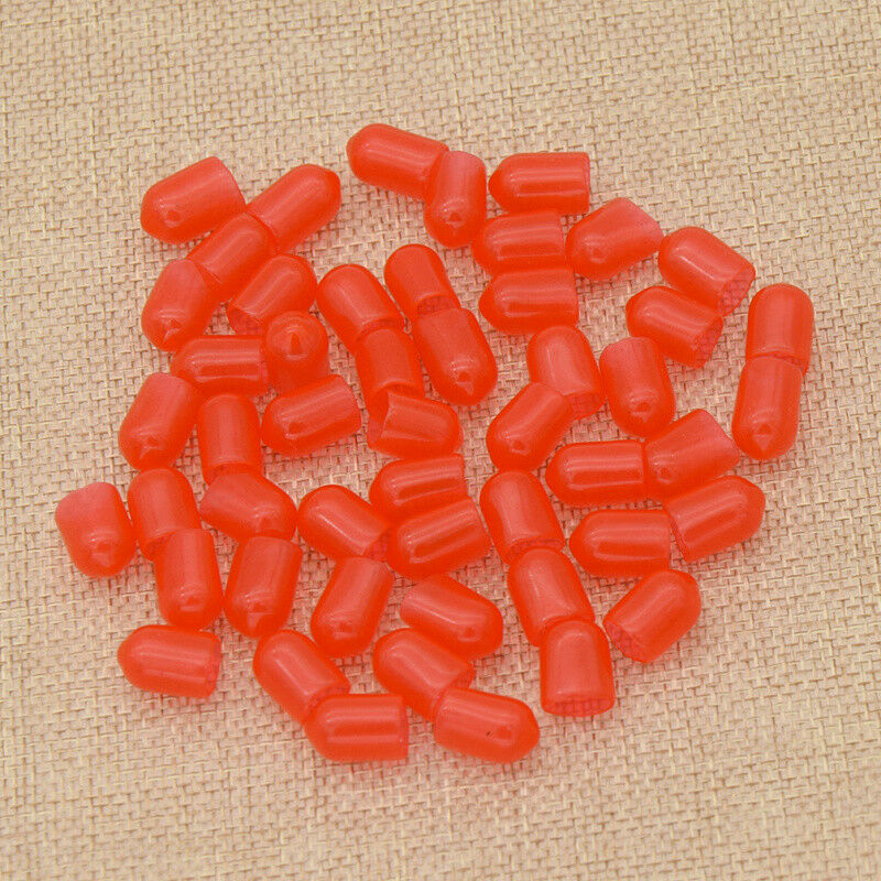 1 Set 50pcs Audio Amp RCA Socket Protector Red  Cap Dust Proof Jack Cover Tube