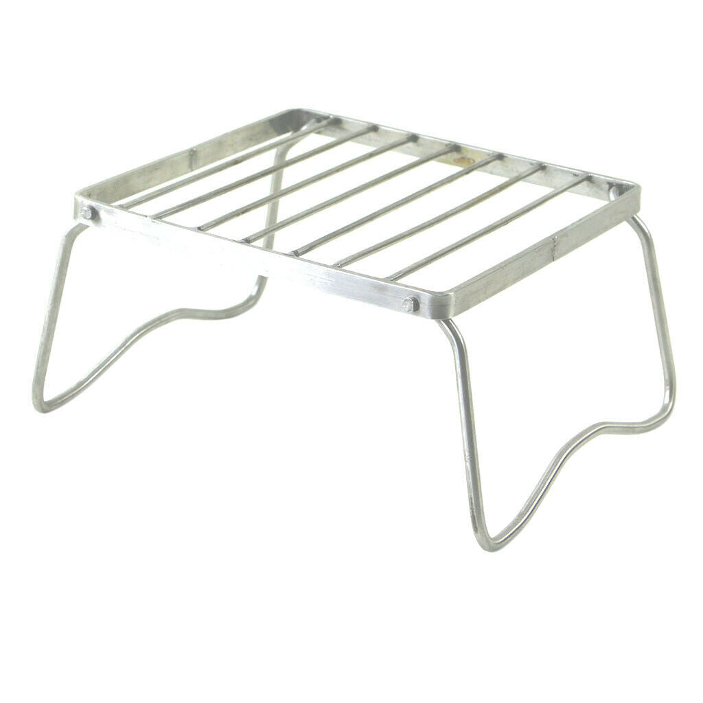 Stainless Steel Foldable Stove Stand Outdoor Camping Pot Bracket Picnic