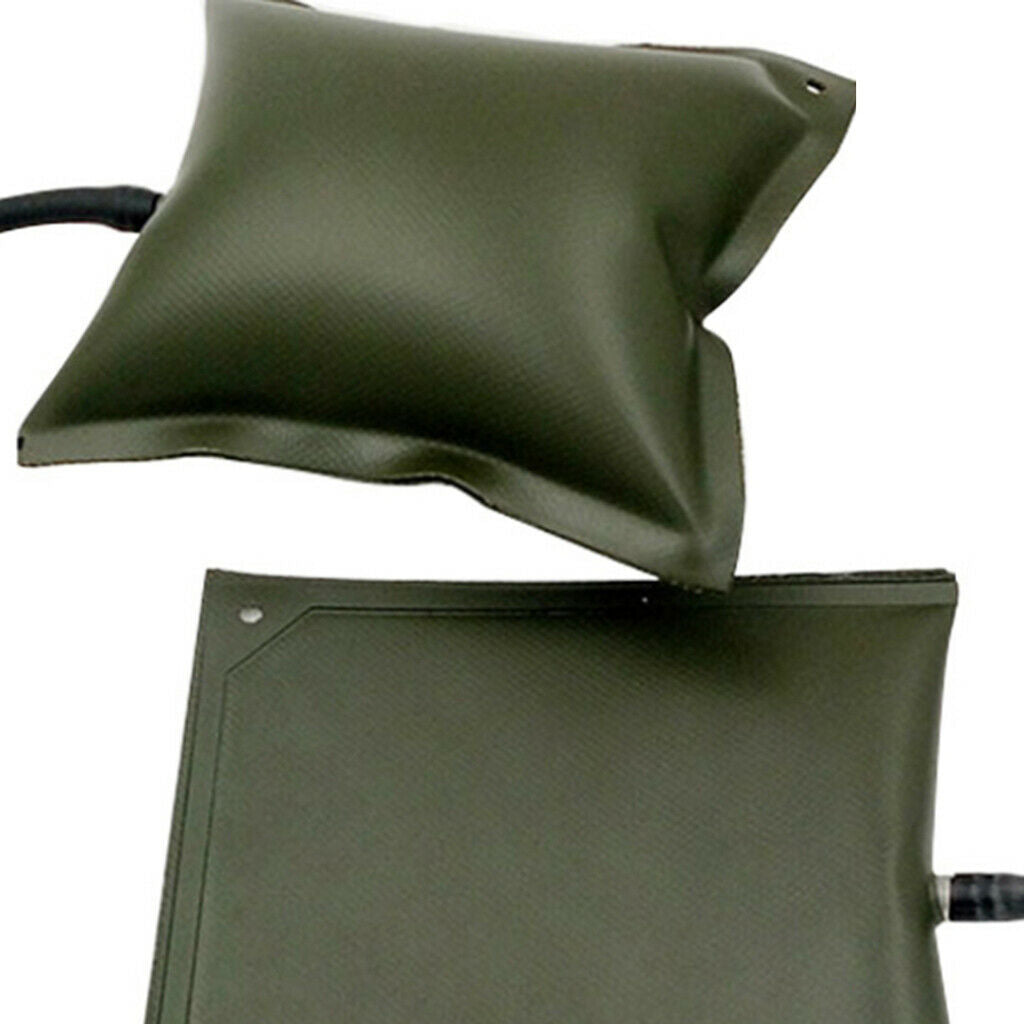2pcs Adjustable Inflatable Air Bag Wedge Shim Pump Car Door Window Tool Green